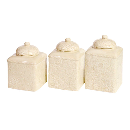 Savannah Canister Set, 3 Pc