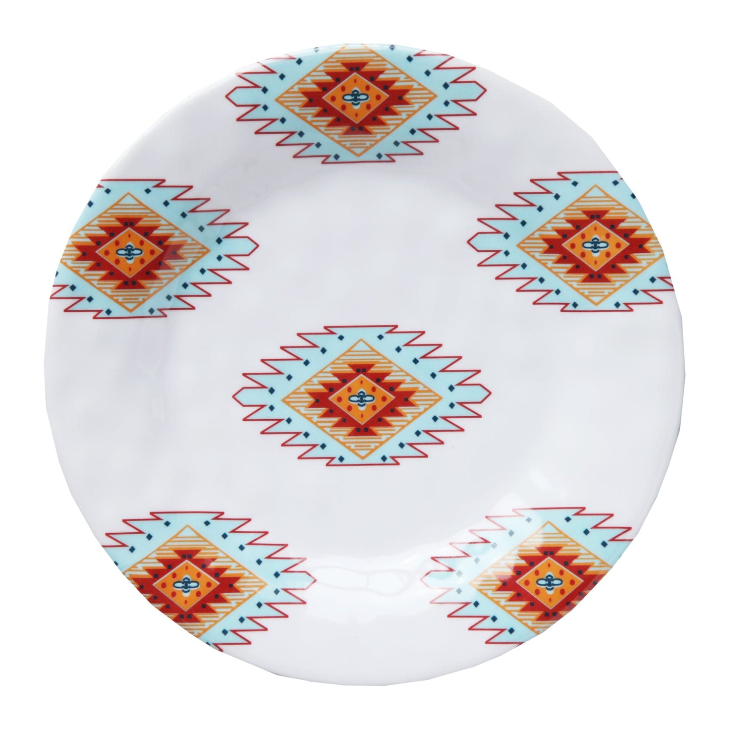 Southwest Melamine Salad Plate Set, 4 Pc