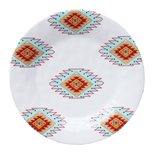 Southwest Melamine Salad Plate Set, 4 Pc