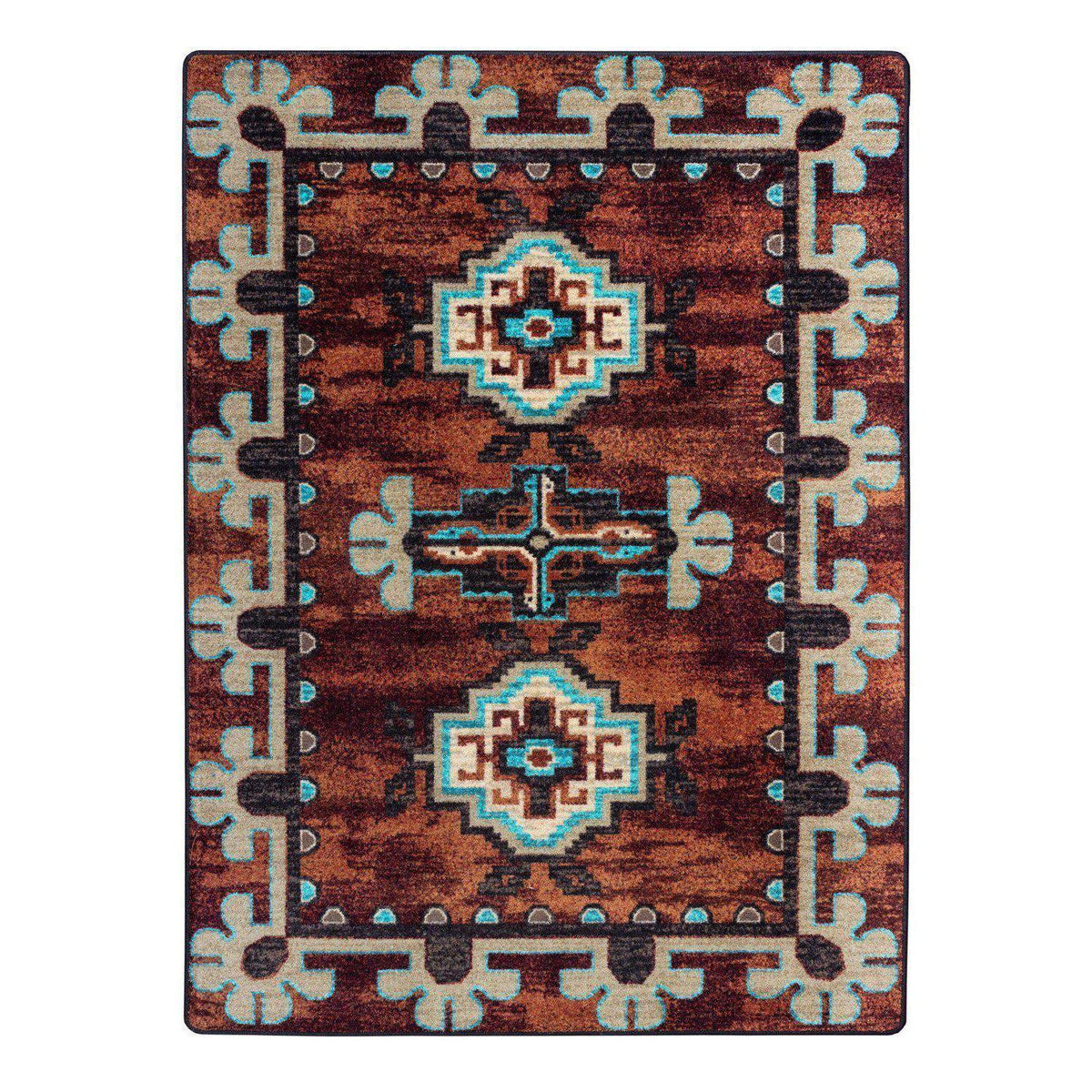 Death Valley Rug – Rust – cabin lodge area rug