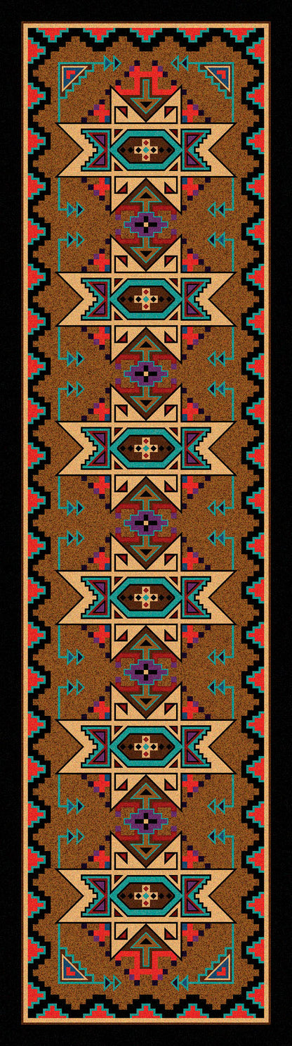 Deep Gorge Rug – Bright – detail view