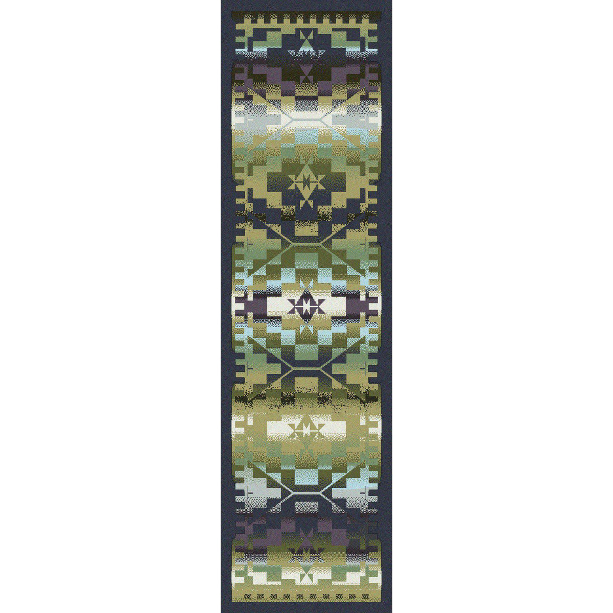 Desert Morning Rug – Blue Shades – detail view