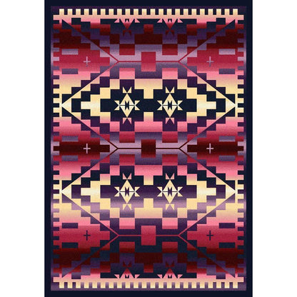 Desert Morning Rug – Sunset – cabin lodge area rug