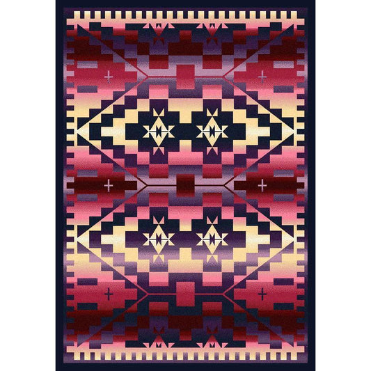 Desert Morning Rug – Sunset – cabin lodge area rug