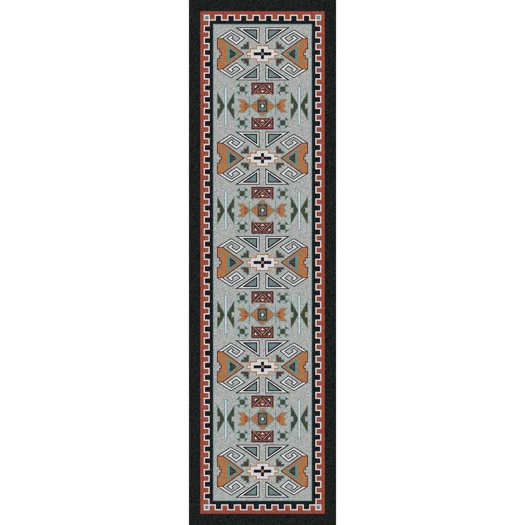 Desert Rams OKA Rug – Rust – room setting