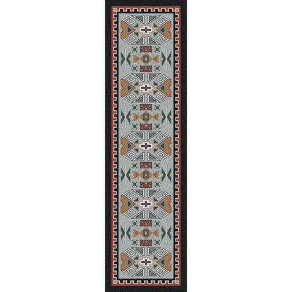 Desert Rams OKA Rug – Rust – room setting