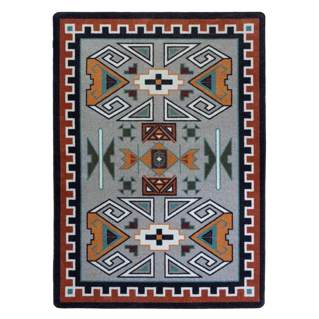 Desert Rams OKA Rug – Rust – cabin lodge area rug
