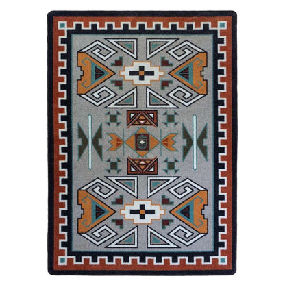 Desert Rams OKA Rug – Rust – cabin lodge area rug
