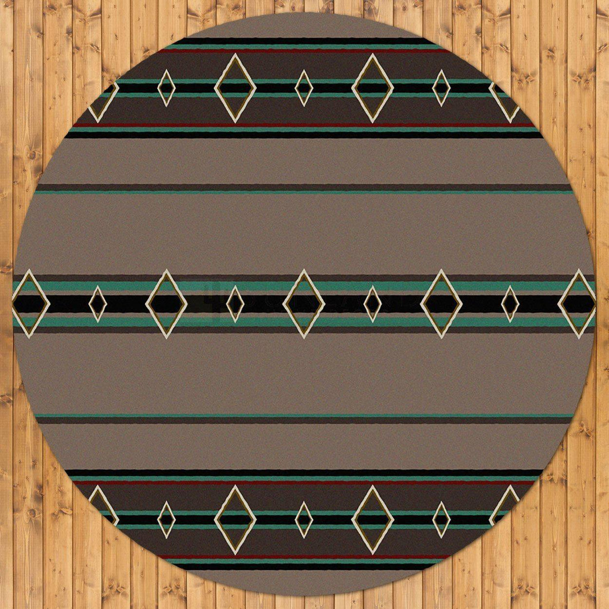 Desert Times Rug – Turquoise – room setting