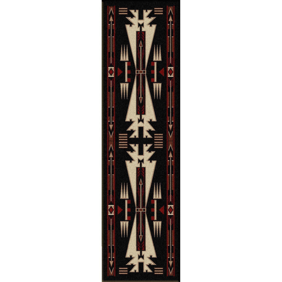 Desert Vandals Rug – Black – detail view