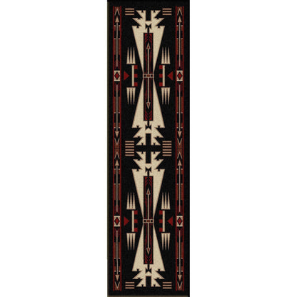 Desert Vandals Rug – Black – detail view