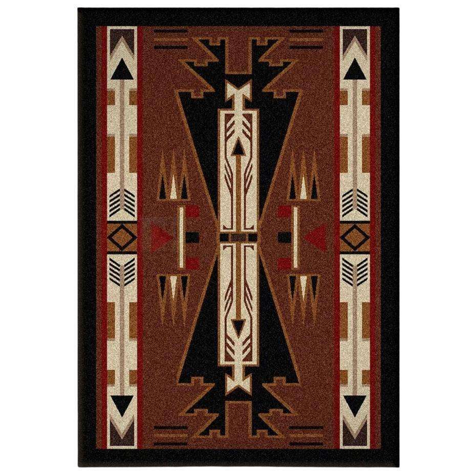Desert Vandals Rug – Brown – detail view