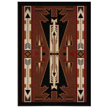Desert Vandals Rug – Brown – detail view