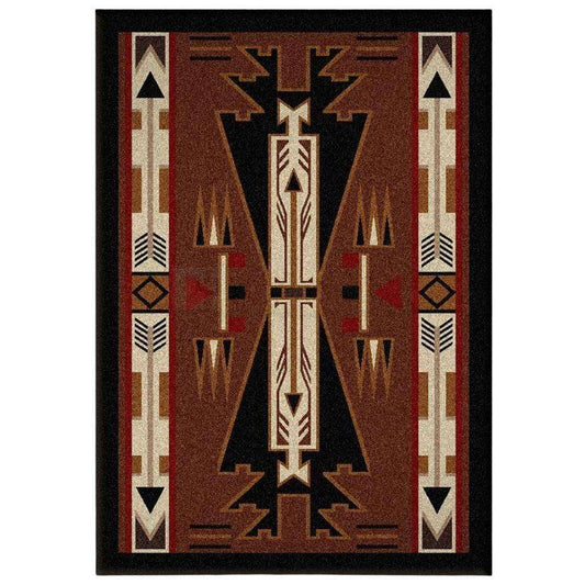 Desert Vandals Rug – Brown – detail view