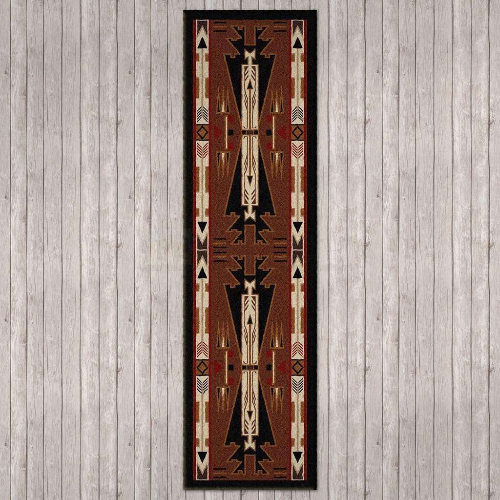 Desert Vandals Rug – Brown – room setting