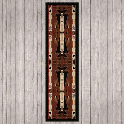 Desert Vandals Rug – Brown – room setting