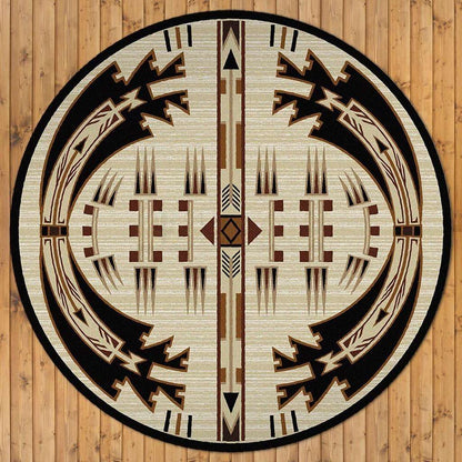 Desert Vandals Rug – Natural – room setting