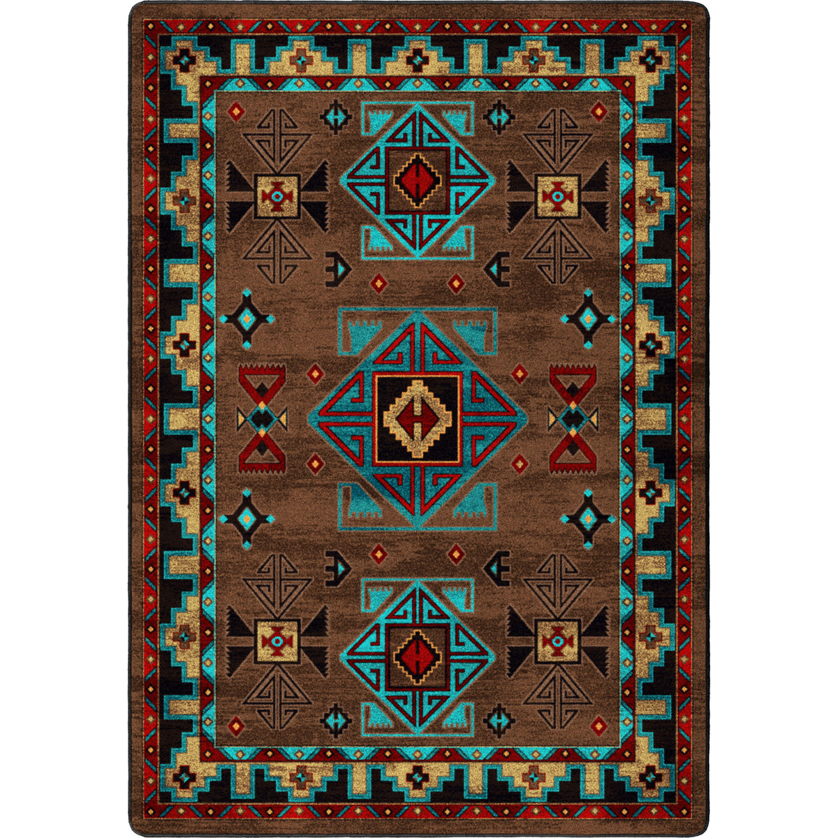 Desert Diamond Rug – Southwest – cabin lodge area rug