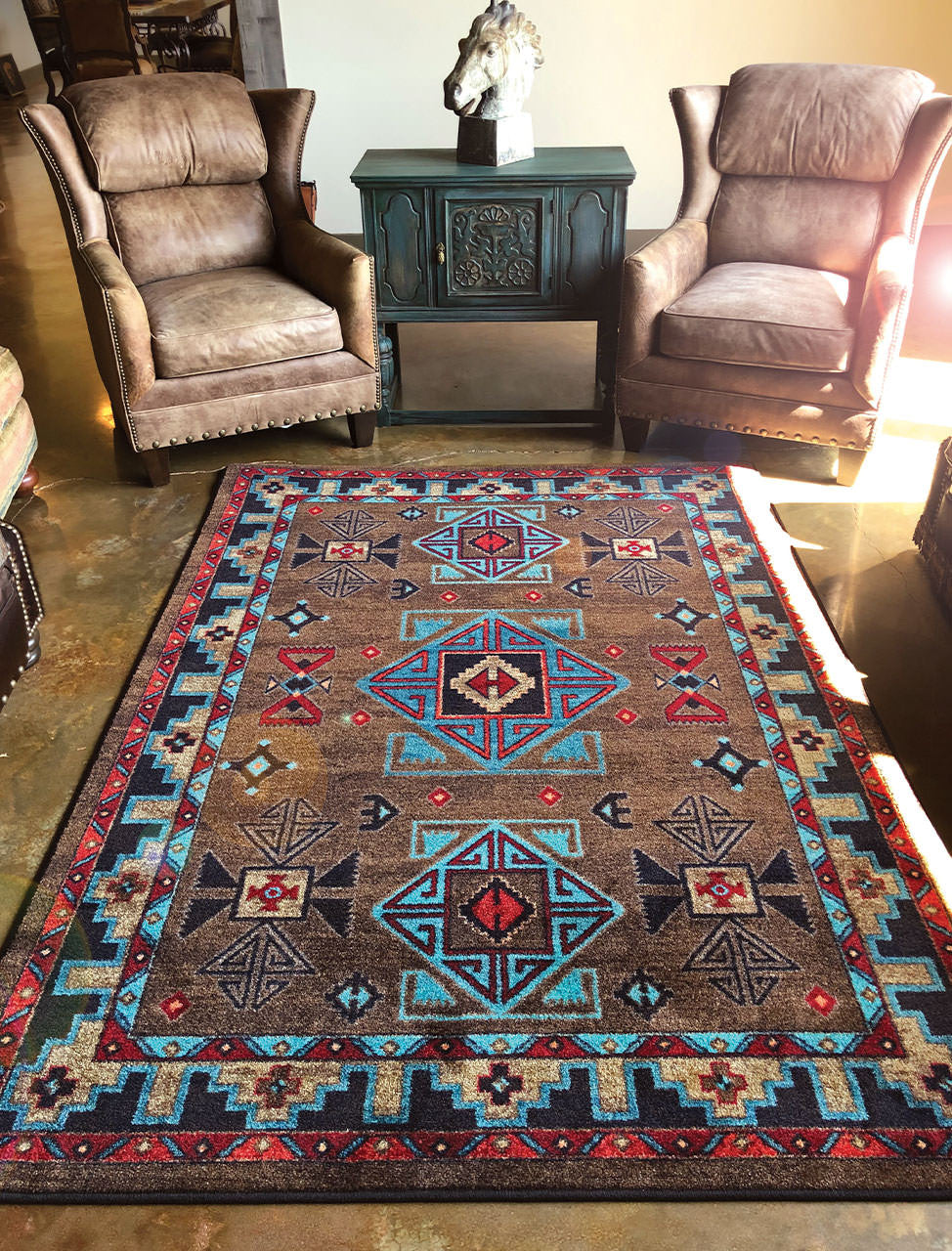 Desert Diamond Rug – detail view