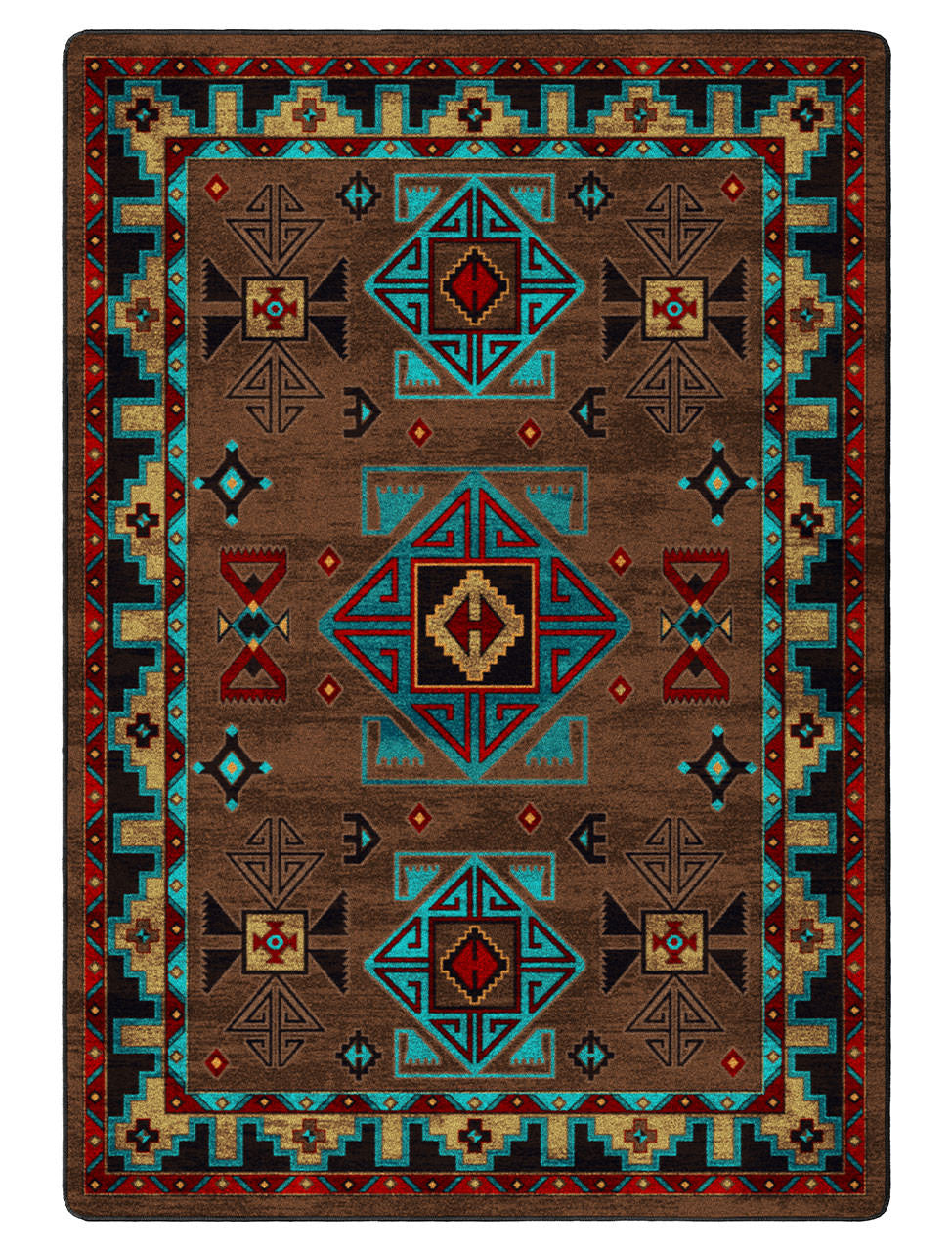 Desert Diamond Rug – cabin lodge area rug