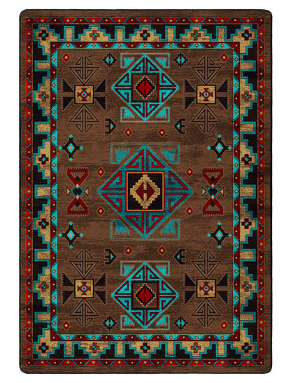 Desert Diamond Rug – cabin lodge area rug