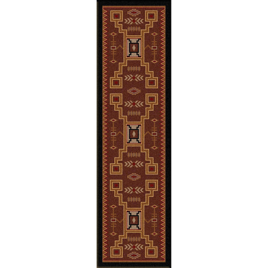 Desertstorm Rug – Brown – detail view