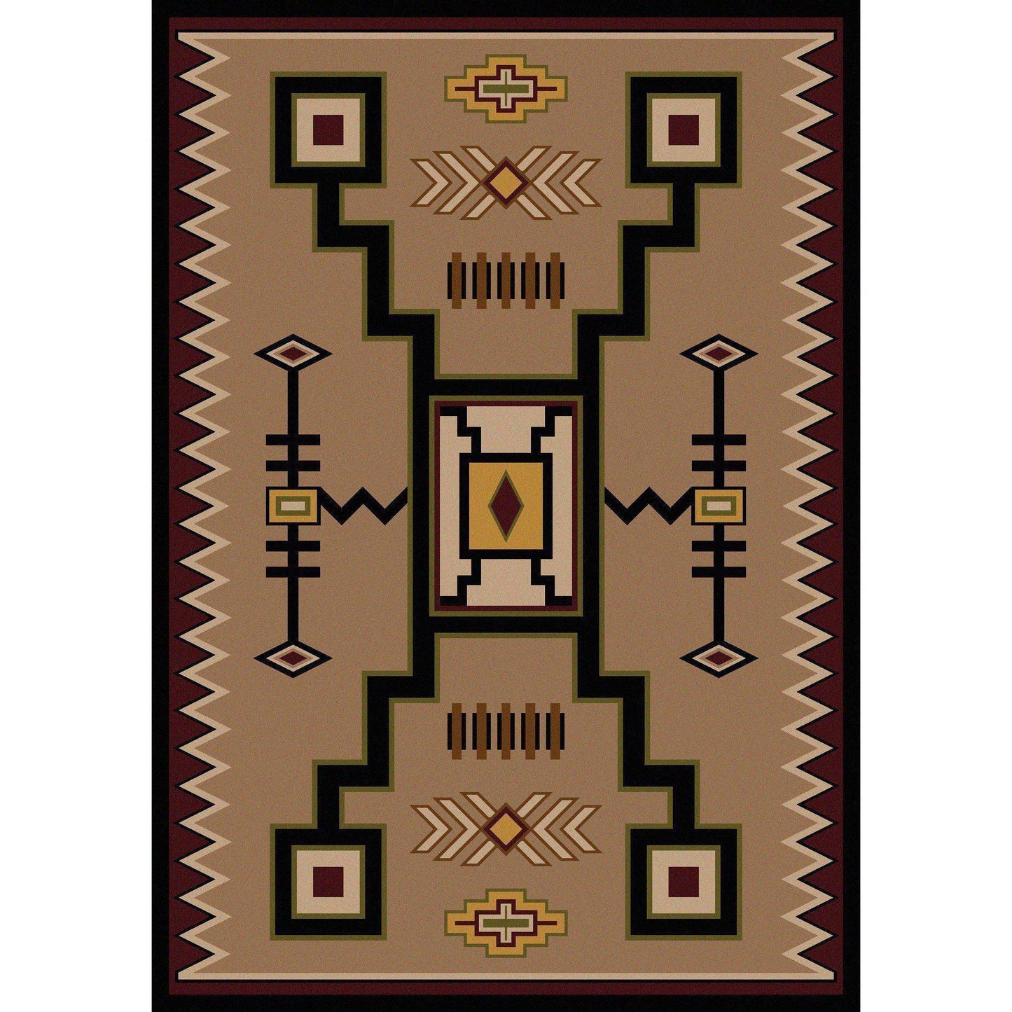 Desertstorm - Mid-CabinRugs Southwestern Rugs Wildlife Rugs Lodge Rugs Aztec RugsSouthwest Rugs