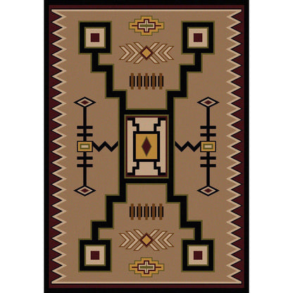 Desert Storm Rug – Mid – cabin lodge area rug