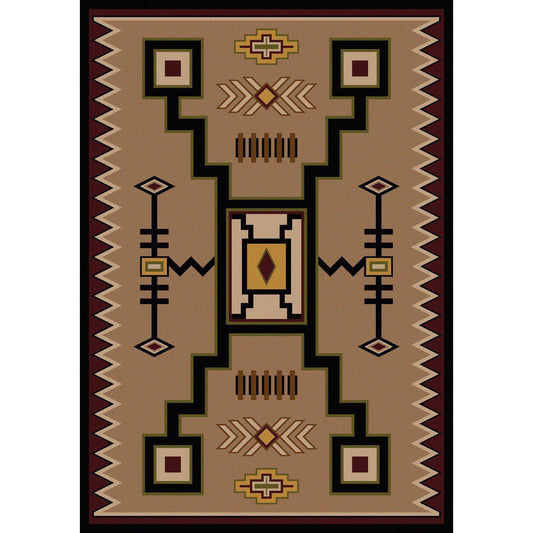 Desertstorm - Mid-CabinRugs Southwestern Rugs Wildlife Rugs Lodge Rugs Aztec RugsSouthwest Rugs