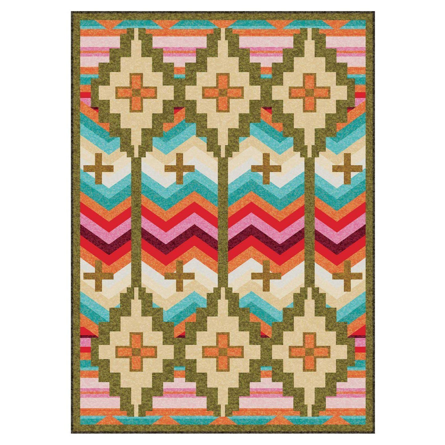 Desierto Rug – Bright – cabin lodge area rug