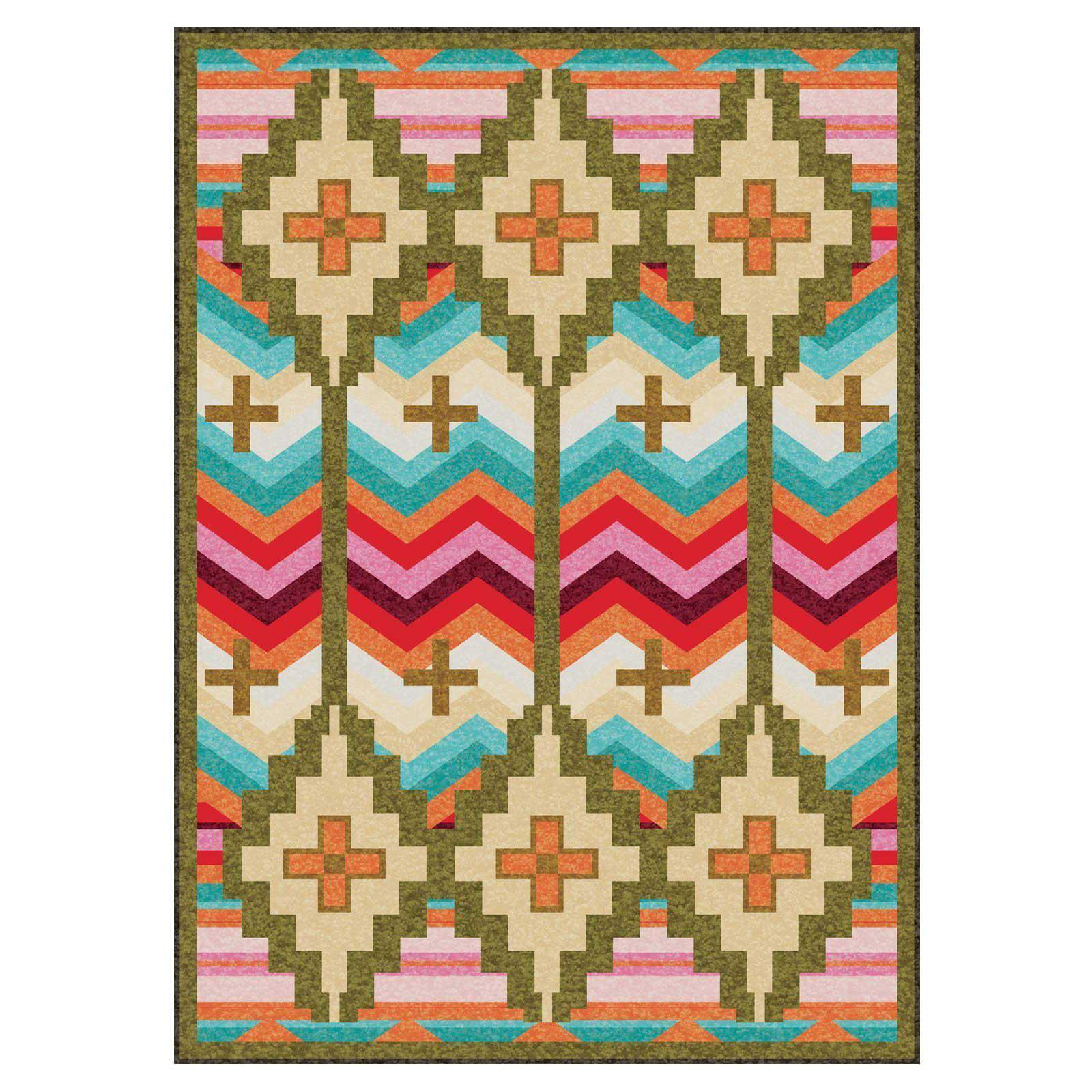 Desierto Rug – Bright – cabin lodge area rug