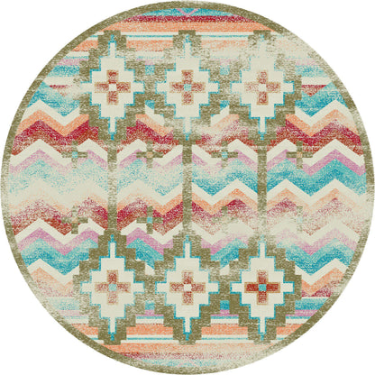Desierto Rug – Distressed Bright – room setting