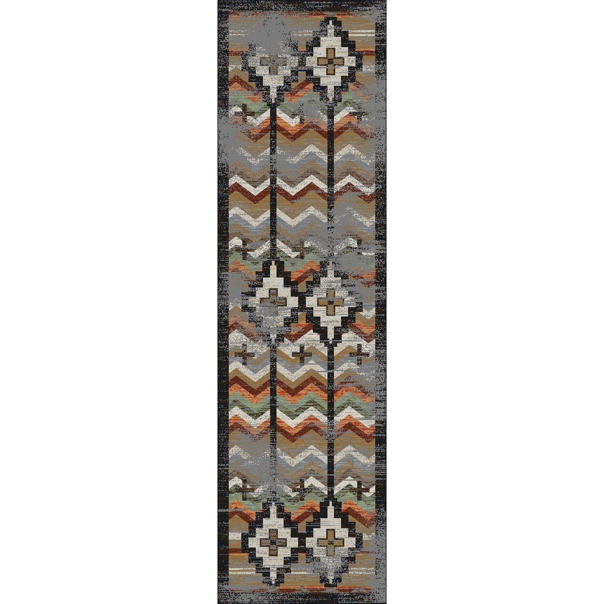 Desierto Rug – Distressed Harvest – detail view