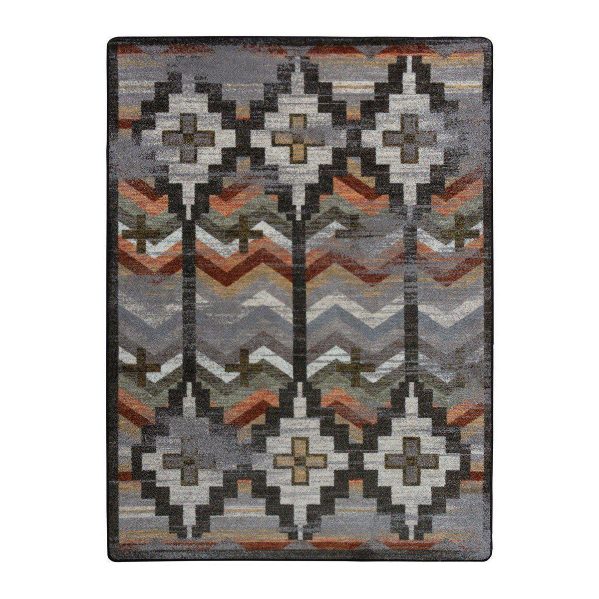 Desierto Rug – Distressed Harvest – cabin lodge area rug