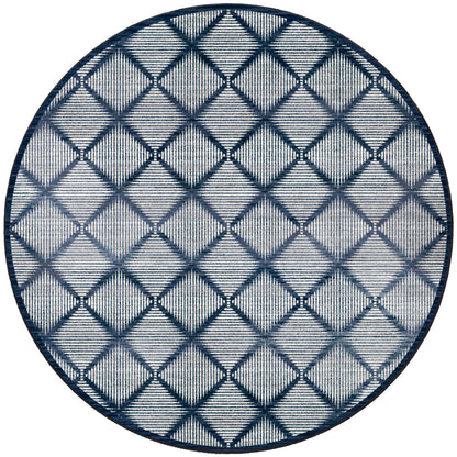 Diamond Weave Rug – Denim – lifestyle