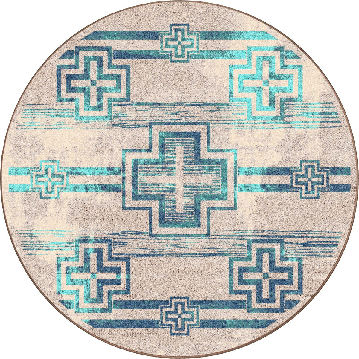 Distressed Bounty Rug – Glacier – room setting