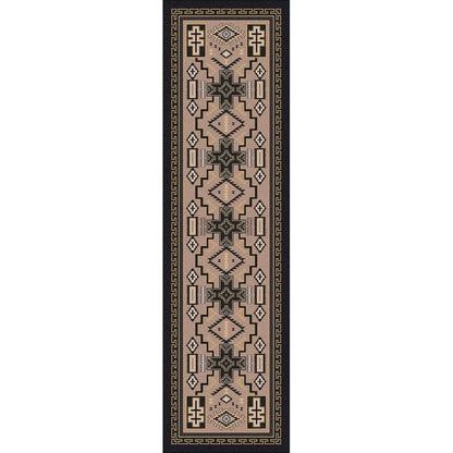 Double Cross Rug – Sandman – detail view