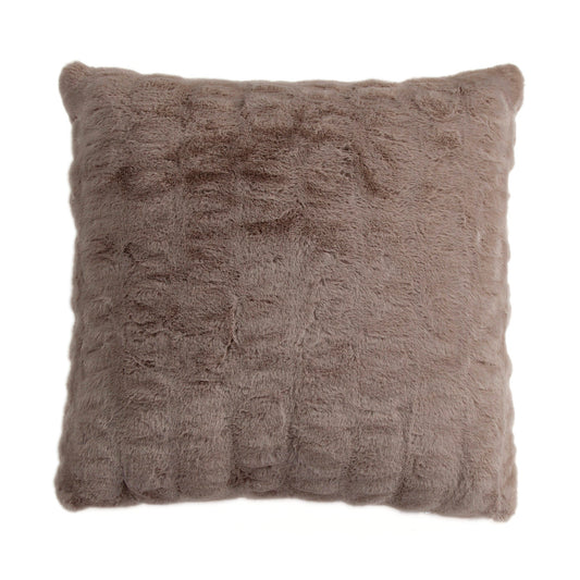 Ruched Rabbit Double-Sided Euro Pillow with Down Insert