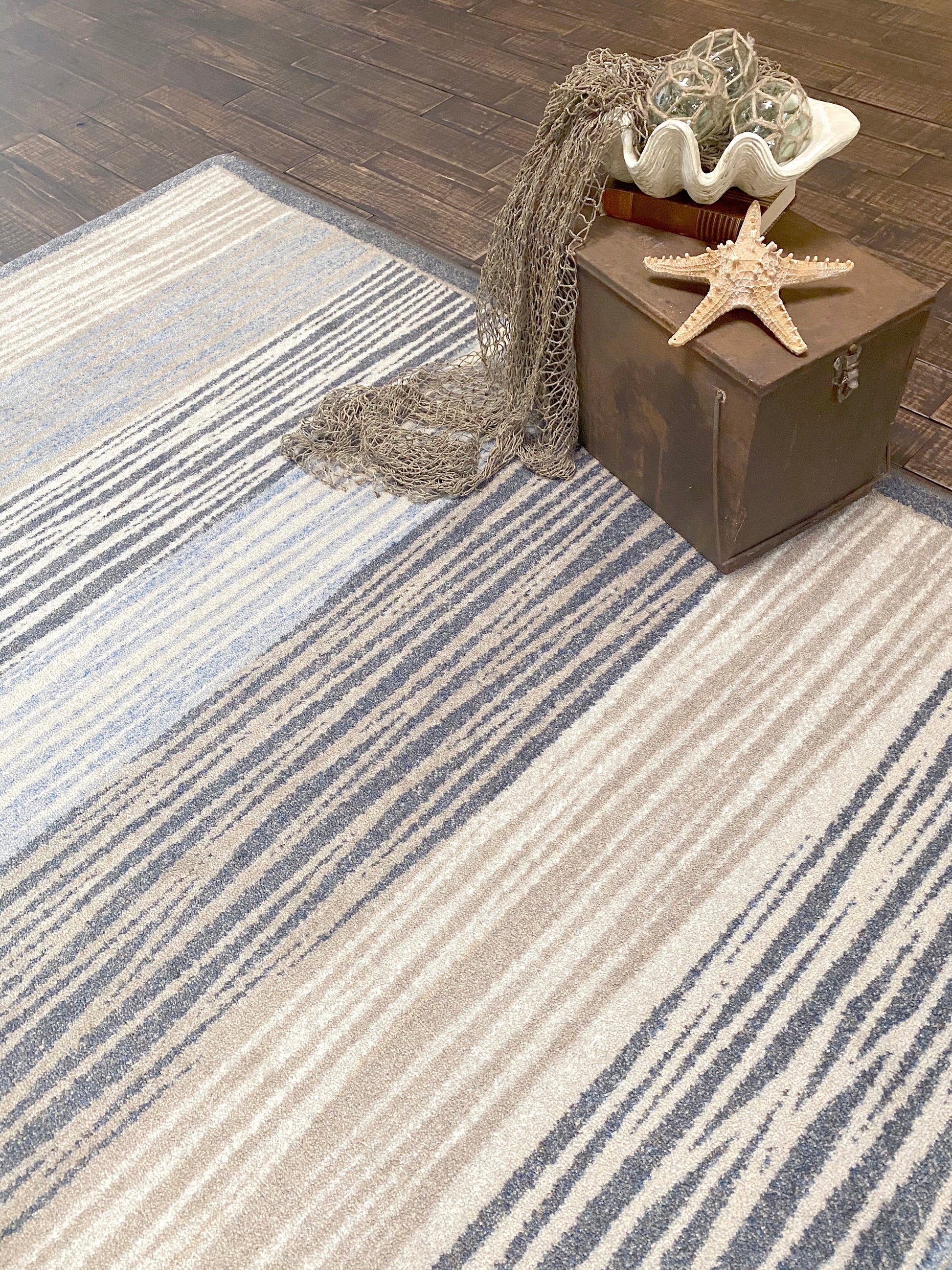 Earth Rhythms Rug – Coastal – detail view