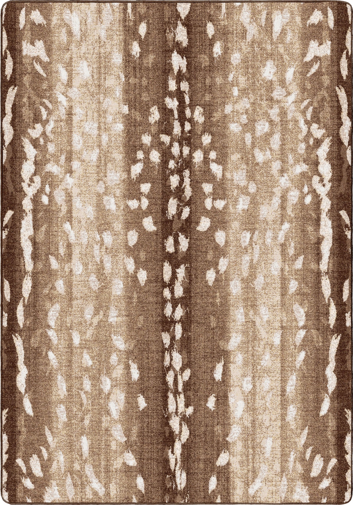 Emery Axis Hide Rug – Beige – cabin lodge area rug