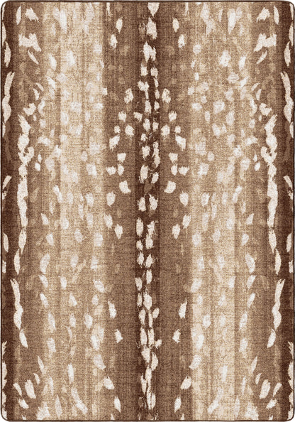 Emery Axis Hide Rug – Beige – cabin lodge area rug