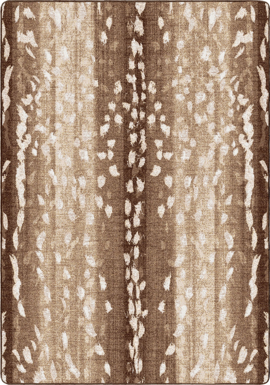 Emery Axis Hide Rug – Beige – cabin lodge area rug