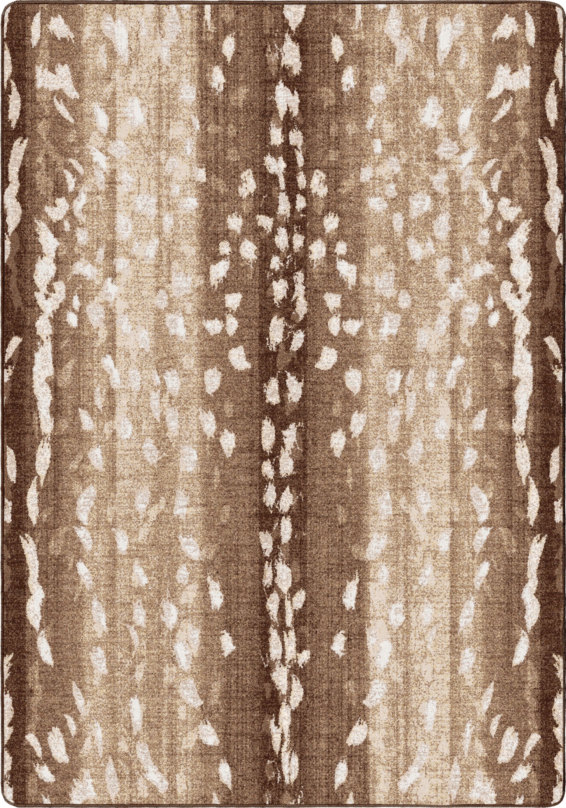 Mafaldi Axis Hide Rug – Beige – cabin lodge area rug