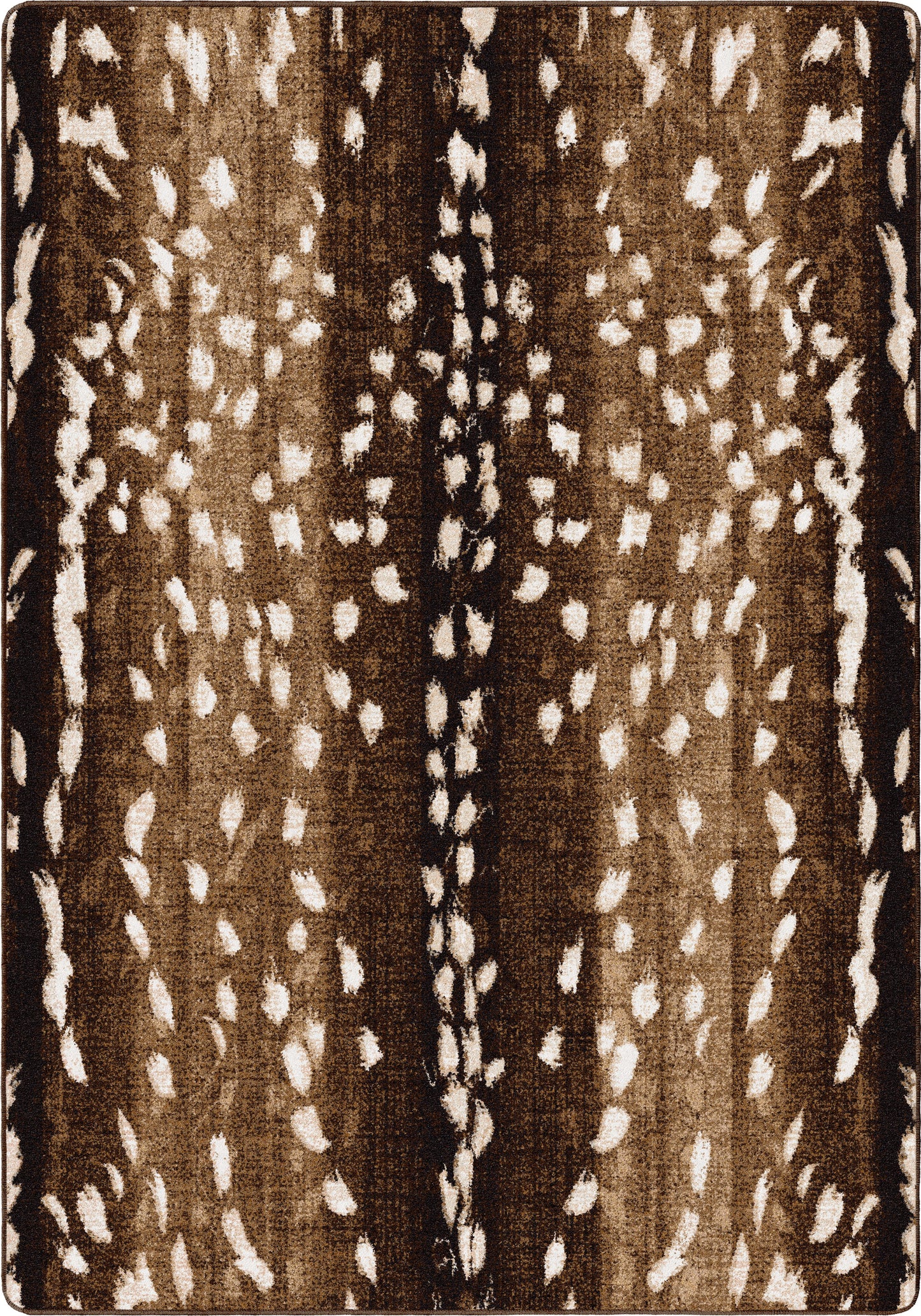 Mafaldi Axis Hide Rug – Brown – cabin lodge area rug