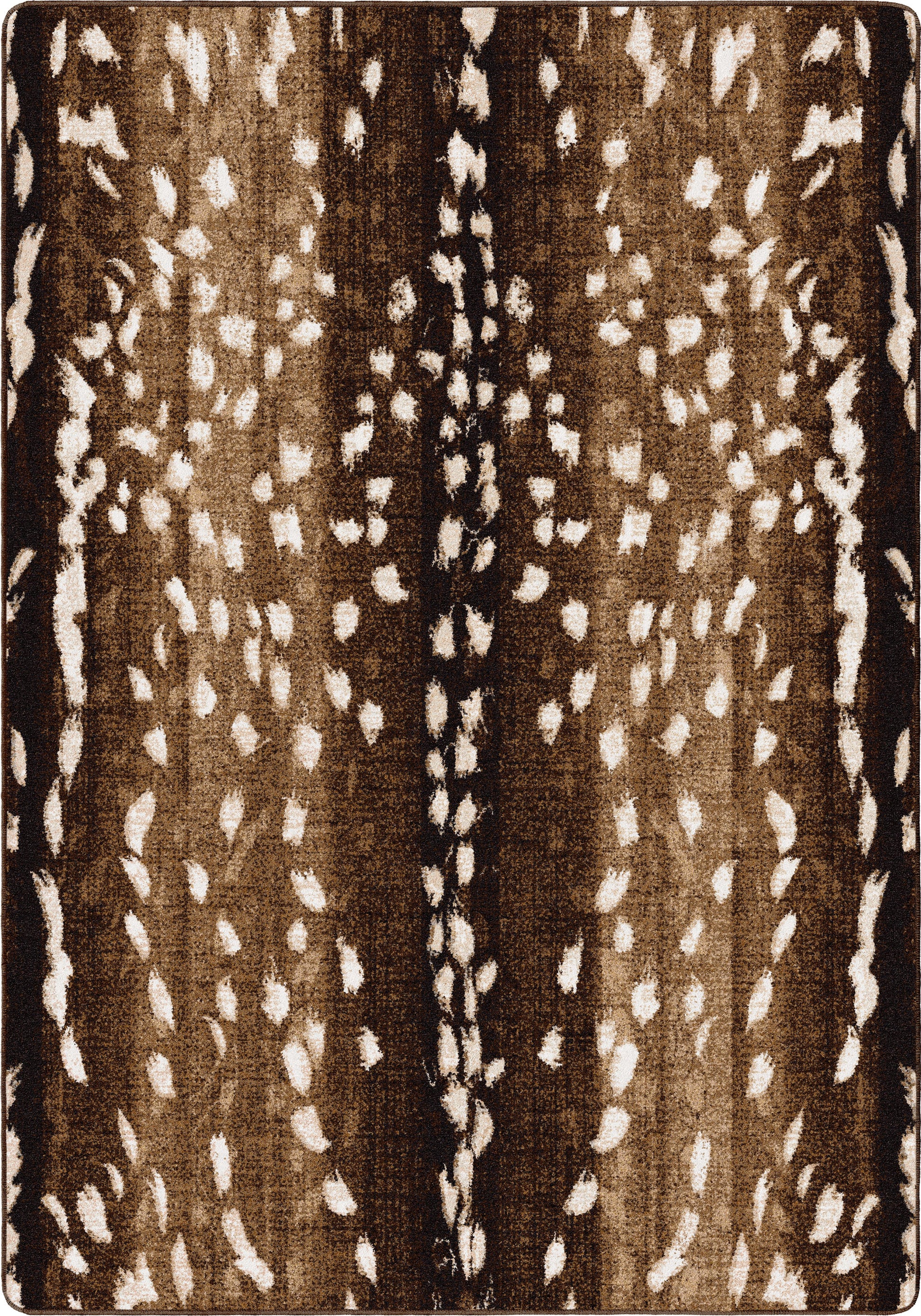 Mafaldi Axis Hide Rug – Brown – cabin lodge area rug