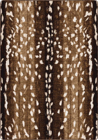 Emery Axis Hide Rug – Brown – cabin lodge area rug