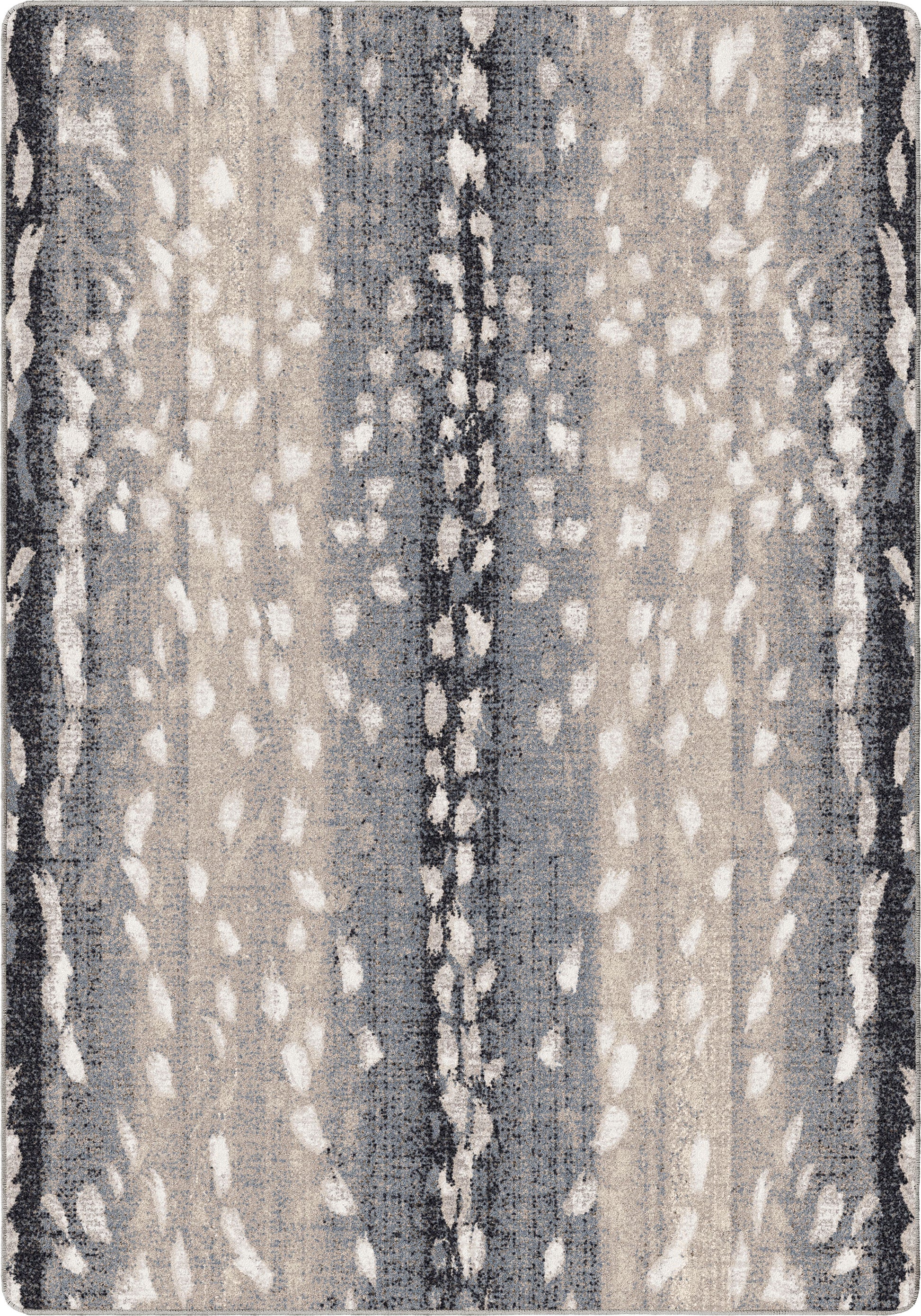 Emery Axis Hide Rug – Gray – cabin lodge area rug