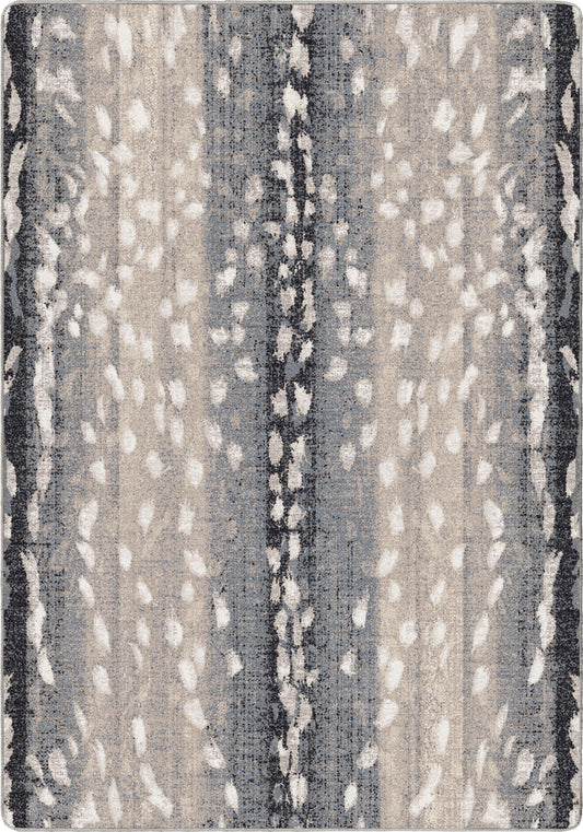 Emery Axis Hide Rug – Gray – cabin lodge area rug