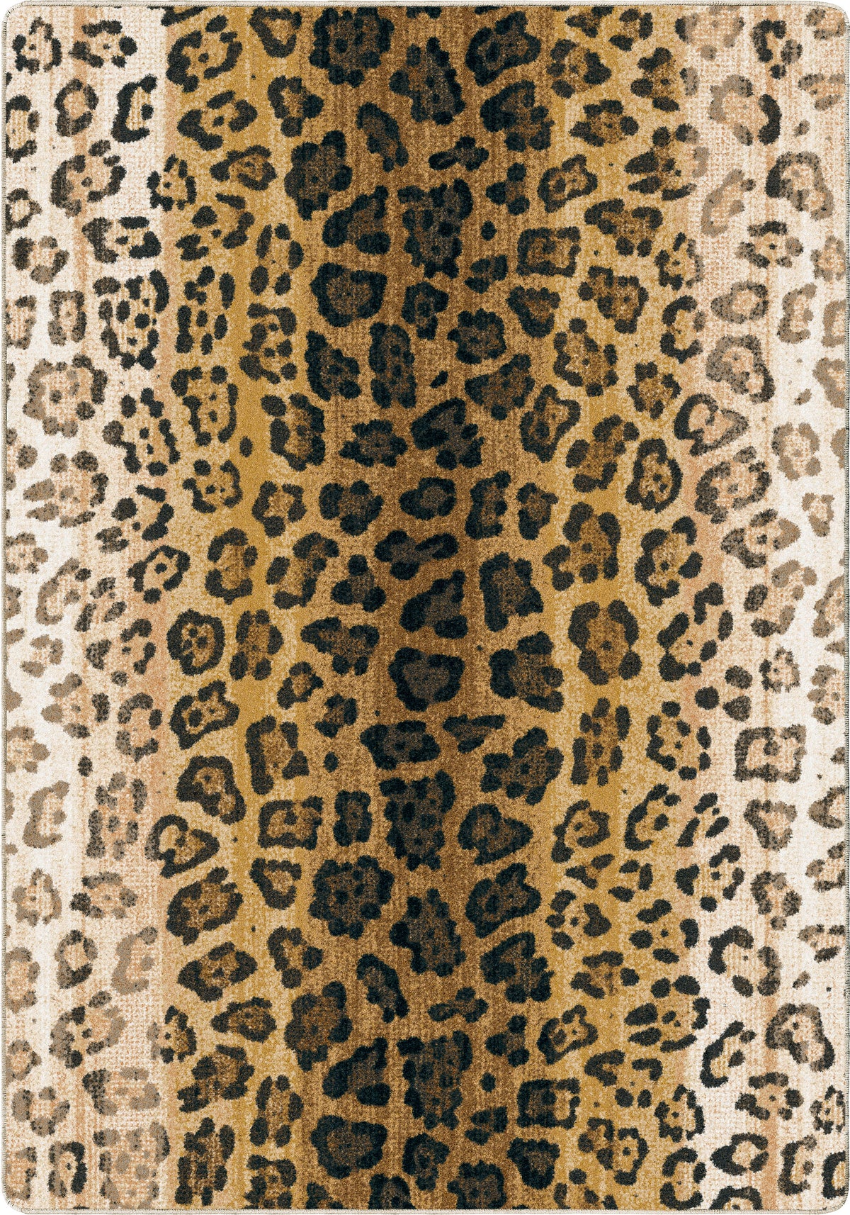 Emery Jaguar Rug – Gold – cabin lodge area rug