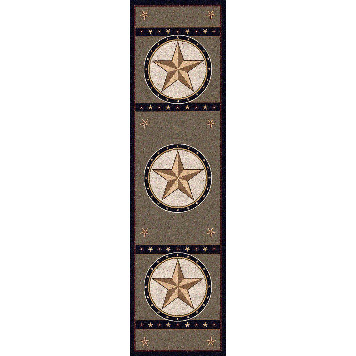 Epic Star Rug – Green – detail view